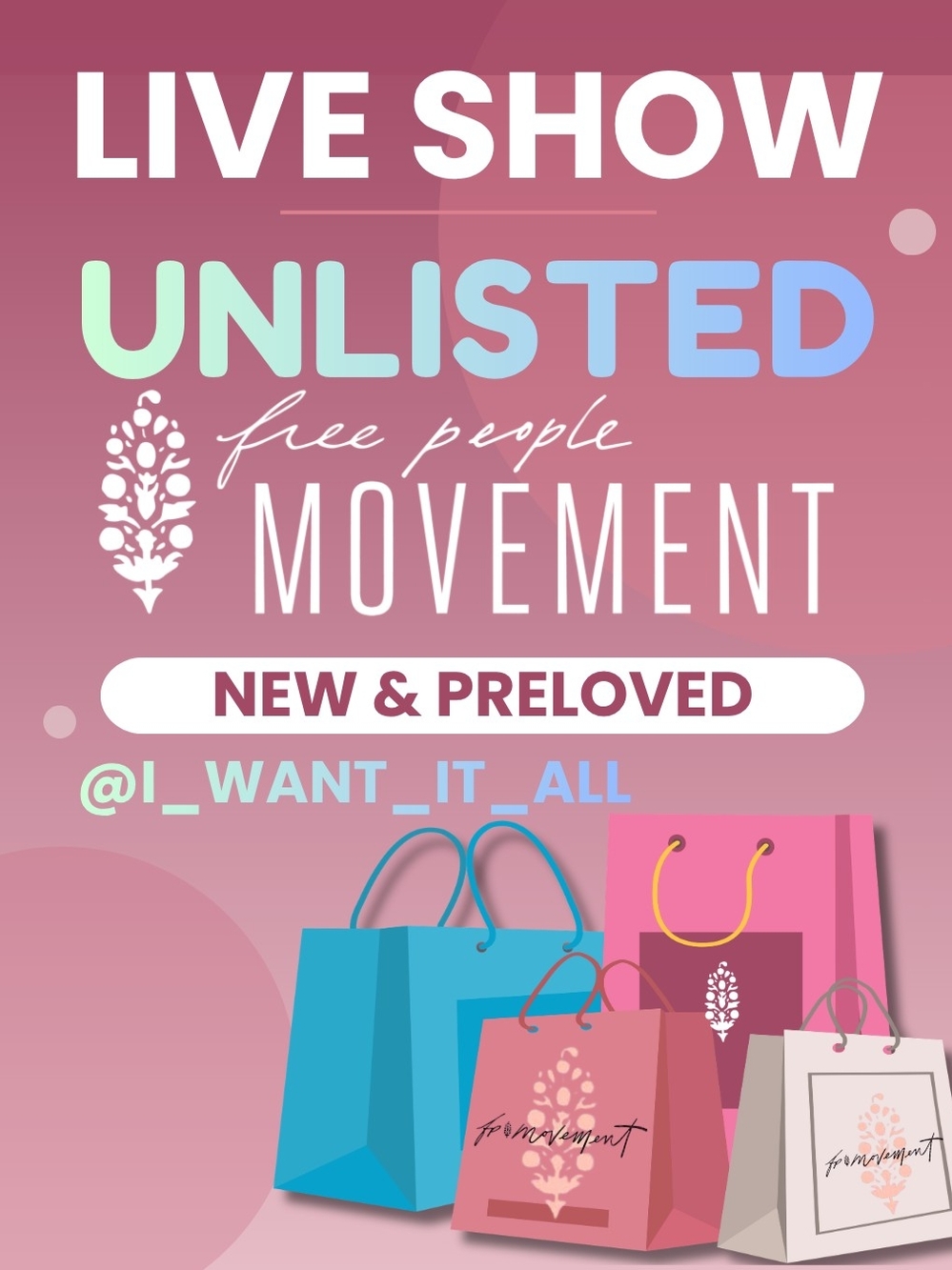 Live Show • Free People • Unlisted Item